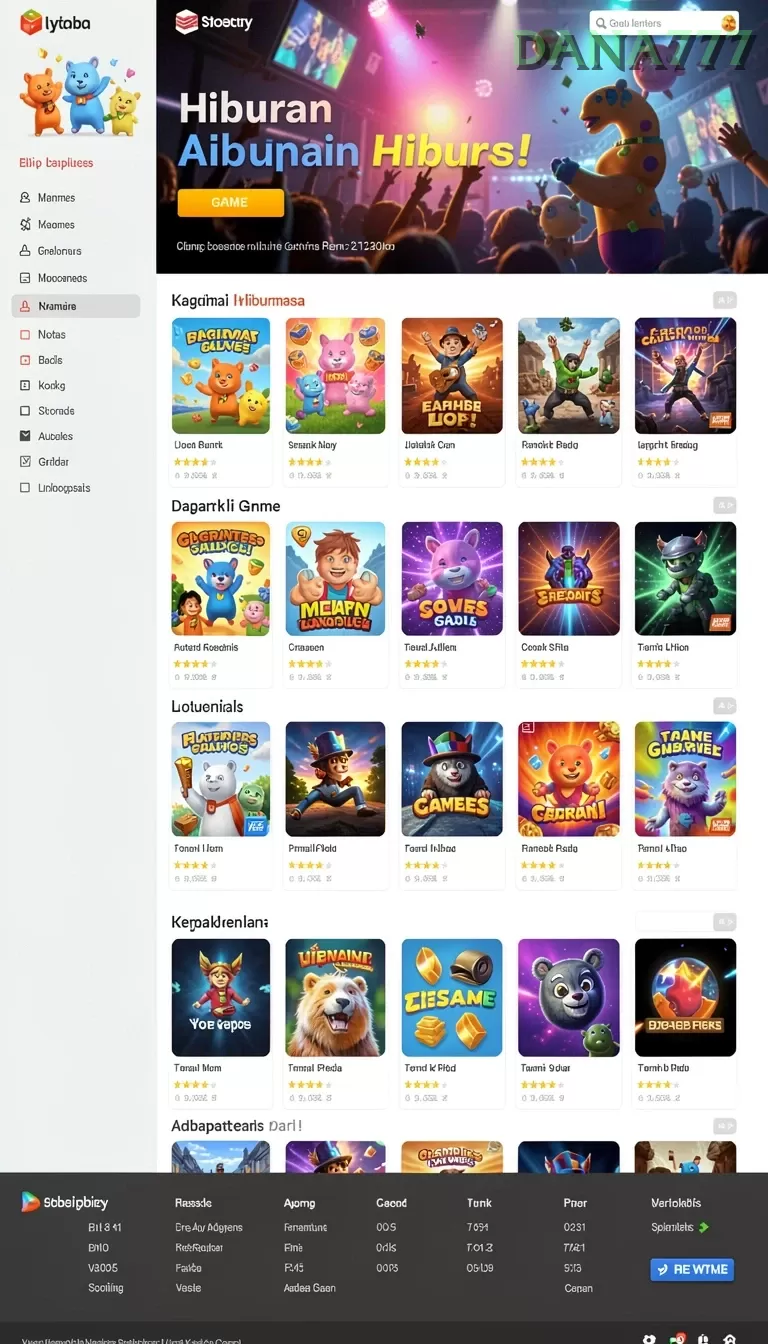 Galeri pratinjau visual dana777 build APK resmi terbaru