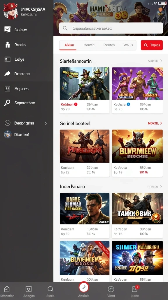 Pratinjau antarmuka dana777 — aplikasi APK resmi Android v2.5.6